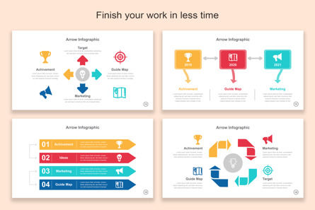 Arrow Infographics Google Slide Layout Template, Diapositive 5, 11346, Business — PoweredTemplate.com
