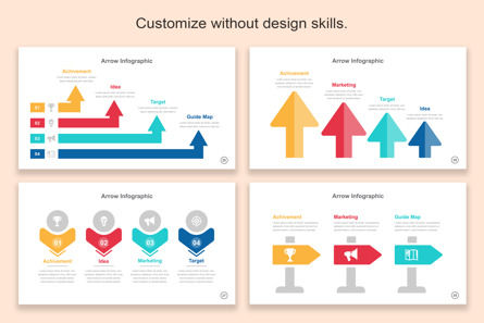 Arrow Infographics Google Slide Layout Template, Diapositiva 8, 11346, Negocios — PoweredTemplate.com