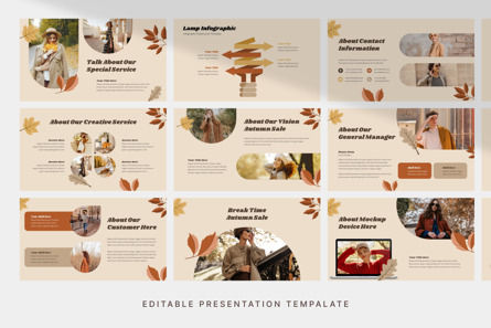 Autumn Sale - PowerPoint Template, Diapositive 3, 11347, Business — PoweredTemplate.com