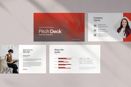 Pitch Deck Presentation Template, Slide 3, 11354, Business — PoweredTemplate.com