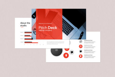 Pitch Deck Presentation Template, Diapositive 4, 11354, Business — PoweredTemplate.com