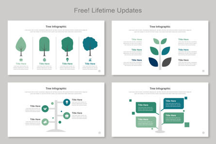 Tree Infographic Google Slide Layout Templates, Deslizar 3, 11358, Negócios — PoweredTemplate.com