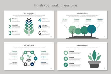 Tree Infographic Google Slide Layout Templates, Deslizar 5, 11358, Negócios — PoweredTemplate.com