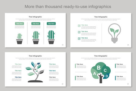 Tree Infographic Google Slide Layout Templates, Deslizar 6, 11358, Negócios — PoweredTemplate.com