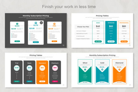 Pricing Table Infographic Keynote Templates, Slide 4, 11359, Business — PoweredTemplate.com