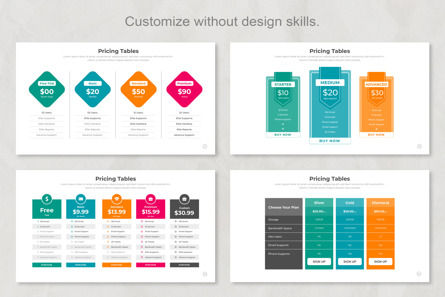 Pricing Table Infographic Keynote Templates, Slide 7, 11359, Business — PoweredTemplate.com