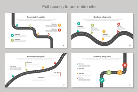 Roadmap Infographic Google Slide Design, Diapositiva 2, 11362, Negocios — PoweredTemplate.com