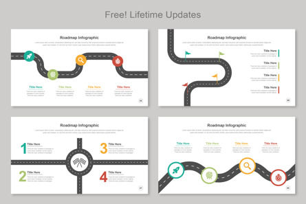 Roadmap Infographic Google Slide Design, Slide 3, 11362, Bisnis — PoweredTemplate.com