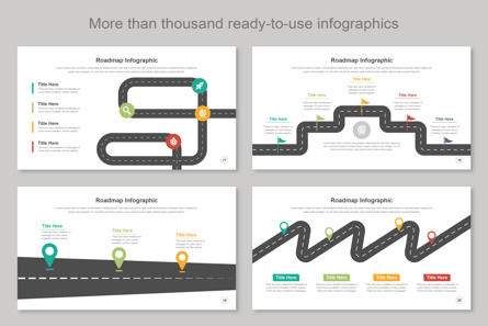 Roadmap Infographic Google Slide Design, Deslizar 6, 11362, Negócios — PoweredTemplate.com
