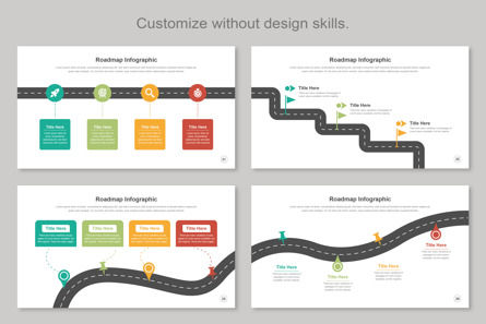 Roadmap Infographic Google Slide Design, Slide 7, 11362, Business — PoweredTemplate.com