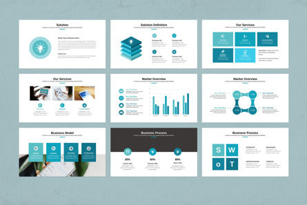 Business Plan Presentation Template, Diapositiva 6, 11367, Negocios — PoweredTemplate.com