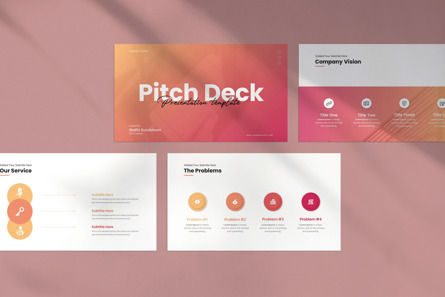 Pitch - Deck Presentation Template, Folie 3, 11370, Business — PoweredTemplate.com