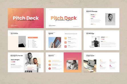 Pitch - Deck Presentation Template, Slide 5, 11370, Business — PoweredTemplate.com