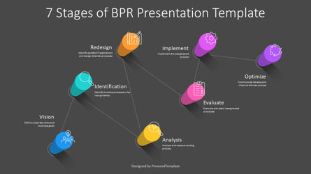 7 Stages of BPR Presentation Template, Slide 3, 11371, 3D — PoweredTemplate.com