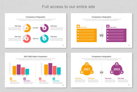 Comparison Infographic PowerPoint Templates, Deslizar 2, 11381, Negócios — PoweredTemplate.com
