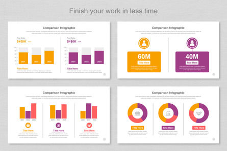 Comparison Infographic PowerPoint Templates, Deslizar 5, 11381, Negócios — PoweredTemplate.com