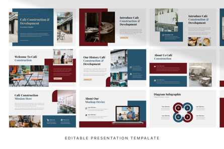 Cafe Construction and Development - PowerPoint Template, Diapositive 3, 11397, Business — PoweredTemplate.com