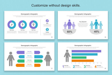 Demographic Infographic PowerPoint Templates, Deslizar 8, 11398, Negócios — PoweredTemplate.com