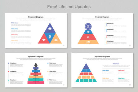 Pyramid Diagram Infographic Templates PowerPoint, Deslizar 5, 11400, Negócios — PoweredTemplate.com