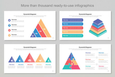 Pyramid Diagram Infographic Templates PowerPoint, Deslizar 6, 11400, Negócios — PoweredTemplate.com
