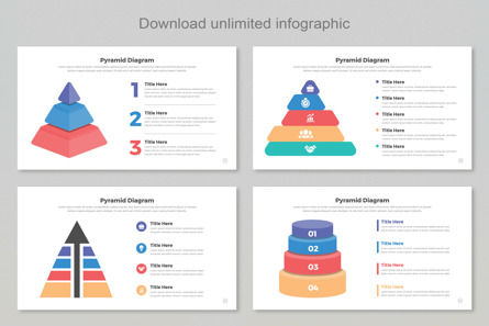 Pyramid Diagram Infographic Templates PowerPoint, Deslizar 7, 11400, Negócios — PoweredTemplate.com