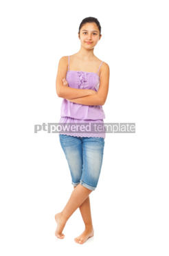 Teenage girl wearing tank top hi-res stock photography and images