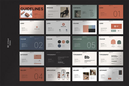 Brand Guideline Presentation, Diapositive 8, 11404, Business — PoweredTemplate.com