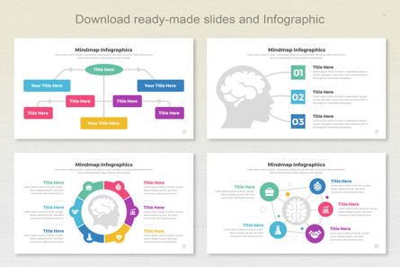 Mindmap Infographic Templates PowerPoint, Diapositiva 6, 11405, Negocios — PoweredTemplate.com