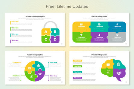 PowerPoint Puzzle Infographic Templates Layout, Diapositiva 3, 11406, Negocios — PoweredTemplate.com