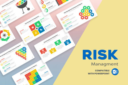 PowerPoint Risk Management Infographic Template Layout, PowerPoint模板, 11409, 商业 — PoweredTemplate.com