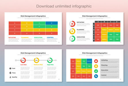 PowerPoint Risk Management Infographic Template Layout, スライド 7, 11409, ビジネス — PoweredTemplate.com
