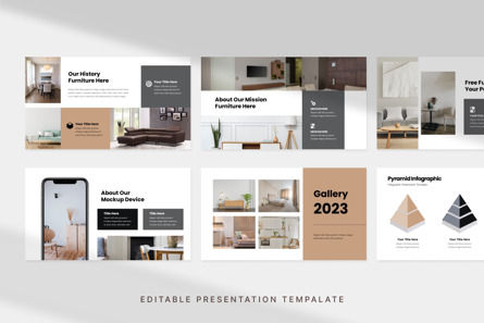 Professional Furniture Collection - PowerPoint Template, Diapositive 2, 11417, Business — PoweredTemplate.com