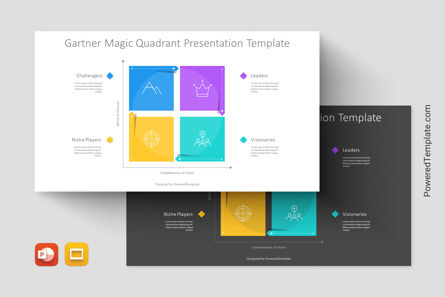 Gartner Magic Quadrant Presentation Template, Tema do Google Slides, 11432, Modelos de Negócio — PoweredTemplate.com