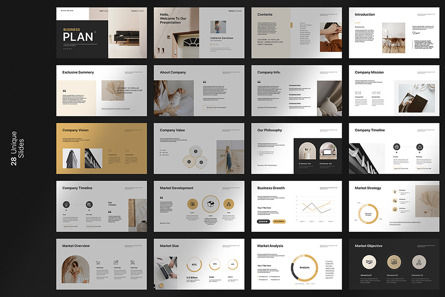 Business Plan Presentation, Diapositiva 10, 11433, Negocios — PoweredTemplate.com