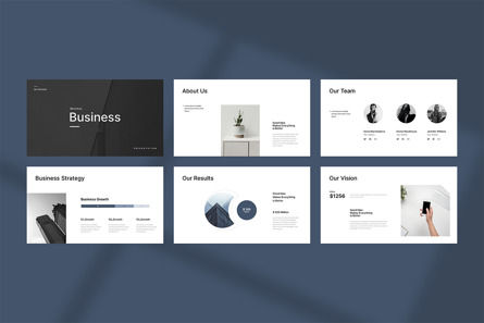 Minimal Business Presentation, Diapositiva 5, 11434, Negocios — PoweredTemplate.com