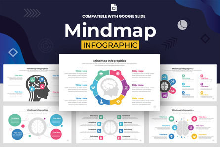 Mindmap Infographic Google Slide Template, Theme Google Slides, 11436, Business — PoweredTemplate.com
