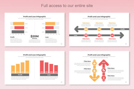 Profit and Loss Infographic Template Google Slide, Diapositive 2, 11437, Business — PoweredTemplate.com
