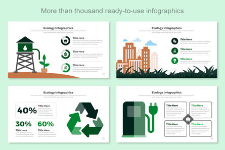Ecology Infographics PowerPoint Template, Folie 5, 11447, Business — PoweredTemplate.com