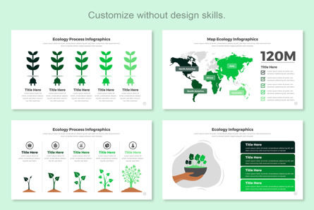 Ecology Infographics PowerPoint Template, Deslizar 7, 11447, Negócios — PoweredTemplate.com