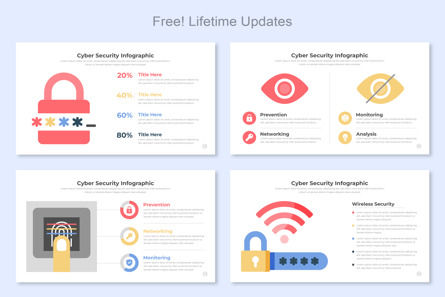 Cyber Security Infographic PowerPoint Design, Slide 3, 11450, Bisnis — PoweredTemplate.com