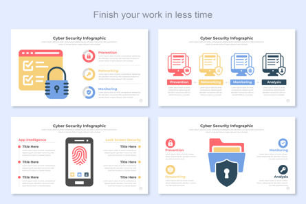 Cyber Security Infographic PowerPoint Design, Slide 5, 11450, Bisnis — PoweredTemplate.com