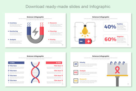 Science Infographic Google Slide, Slide 4, 11453, Bisnis — PoweredTemplate.com