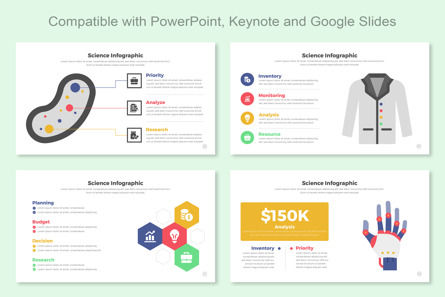 Science Infographic Google Slide, Folie 9, 11453, Business — PoweredTemplate.com