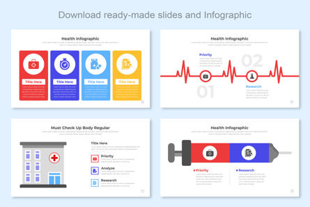 Health Infographic Google Slide Design, スライド 4, 11454, ビジネス — PoweredTemplate.com