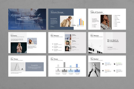 Business Plan Presentation Template, Slide 5, 11461, Bisnis — PoweredTemplate.com