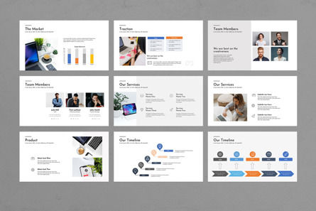 Business Plan Presentation Template, Dia 6, 11461, Bedrijf — PoweredTemplate.com