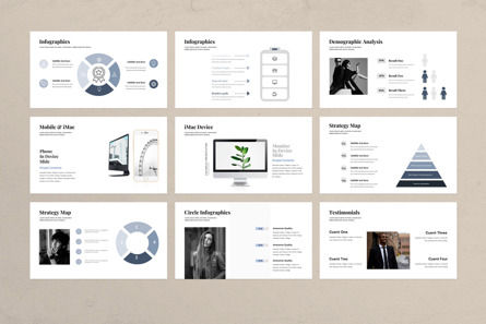 Multi Presentation Template, Diapositiva 7, 11466, Negocios — PoweredTemplate.com