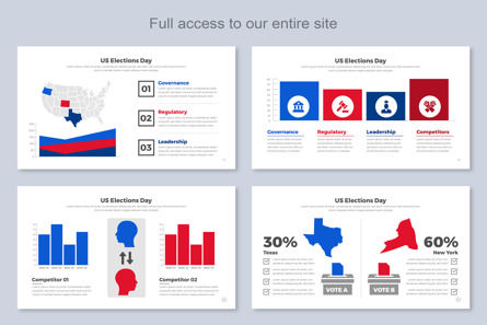 Us Elections Day Google Slide Design Template, Dia 2, 11467, Bedrijf — PoweredTemplate.com