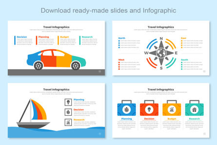 Travel Infographics Keynote Key, Diapositiva 4, 11472, Negocios — PoweredTemplate.com