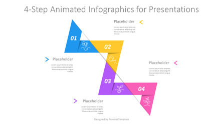 4-Step Animated Infographics for Presentations, Slide 2, 11479, Animated — PoweredTemplate.com